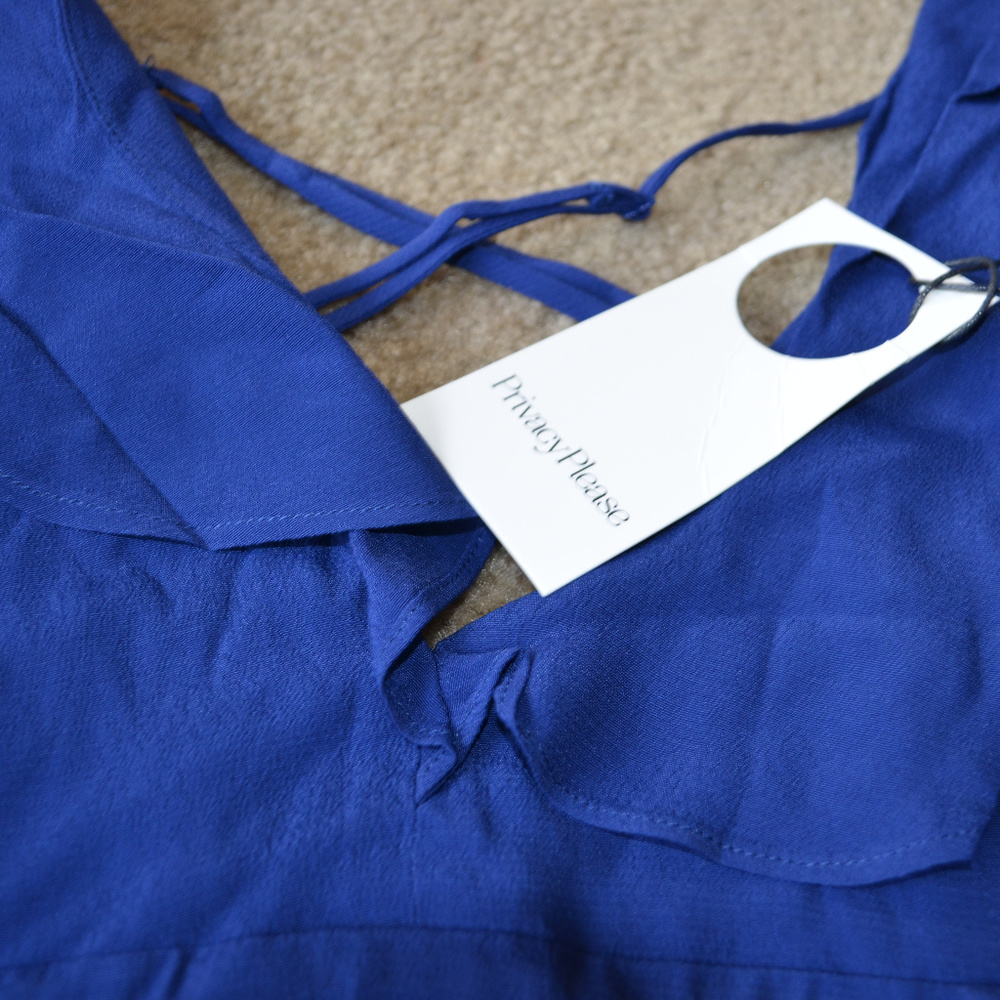 PRIVACY PLEASE Ruffle Mini Dress - Picture 6 of 6